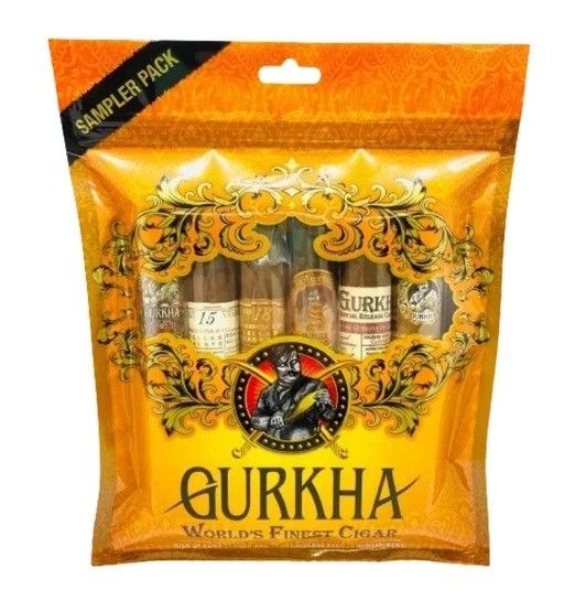 Gurkha Dominican Toro Selection Sampler Pack - 6 Cigars (Gold)