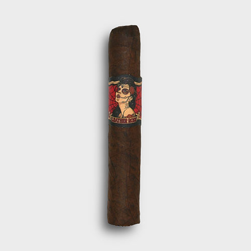 Drew Estate Deadwood Leather Rose Petit Corona (Open)